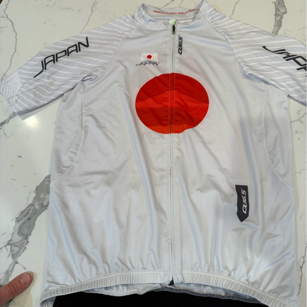Q36.5 White and Red JAPAN Cycling Jersey